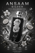 Lattafa Pride Ansaam Silver Eau de Parfum Unisex 100 ml