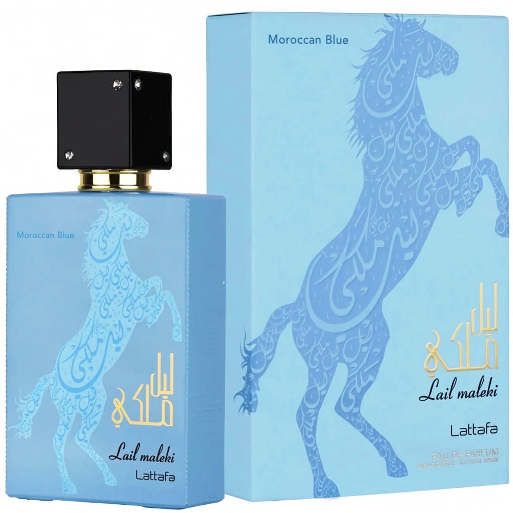 Lattafa Lail Maleki Moroccan Blue Eau de Parfum pentru Bărbați 100 ml