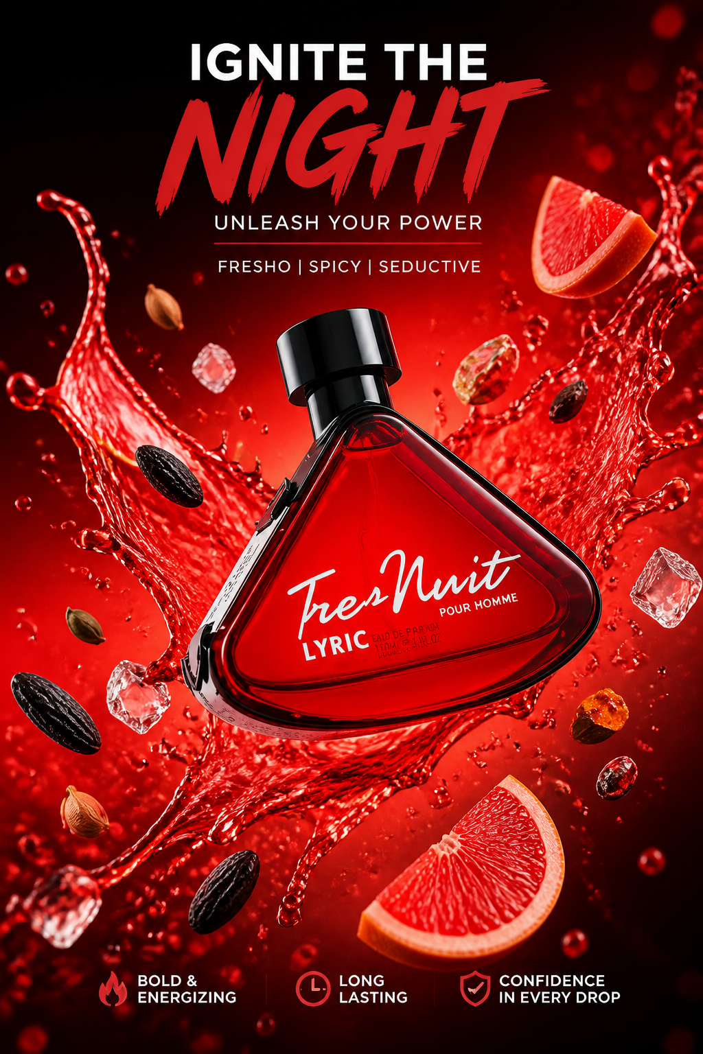 Armaf Tres Nuit Lyric Eau de Parfum pentru Bărbați 100 ml