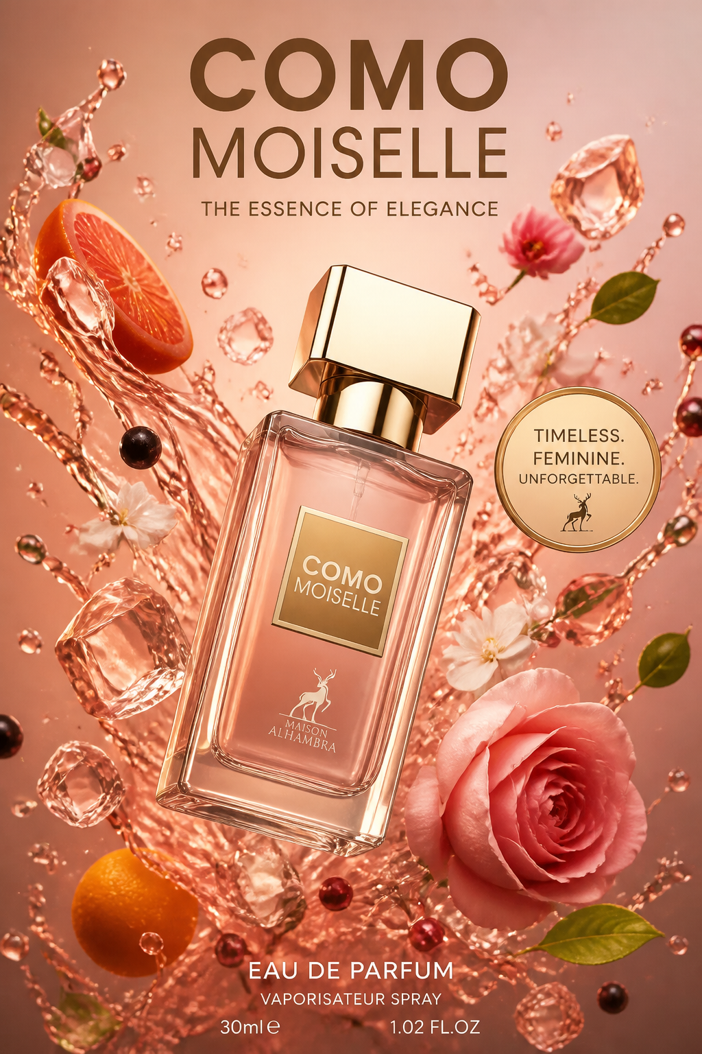 Maison Alhambra Como Mademoiselle Eau de Parfum pentru Femei 30 ml