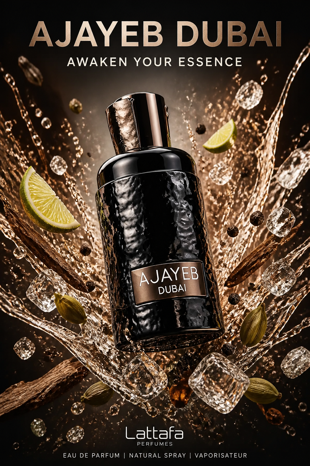 Lattafa Ajayeb Dubai Eau de Parfum Unisex 100 ml