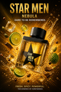 Fragrance World Star Men Nebula Eau de Parfum pentru Bărbați 100 ml