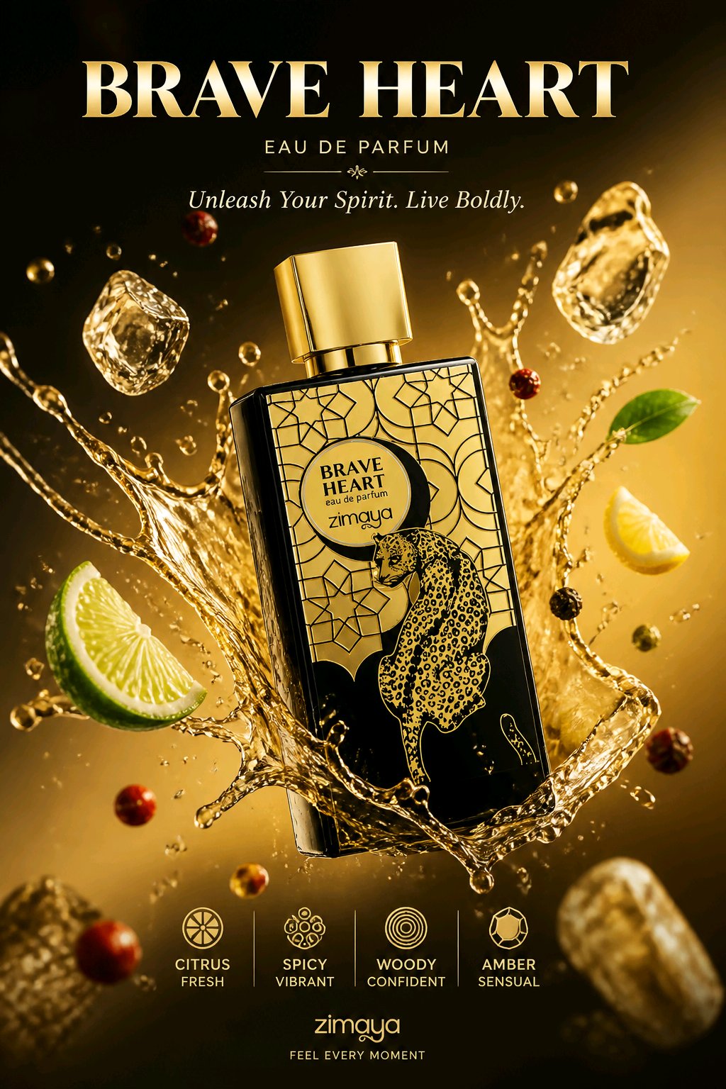 Zimaya Brave Heart Eau de Parfum Unisex 100 ml