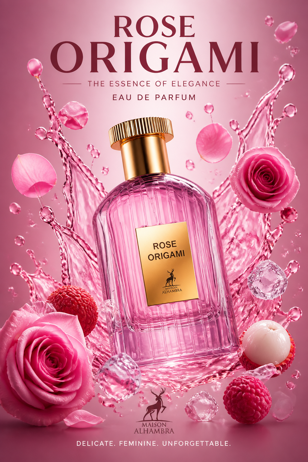 Maison Alhambra Rose Origami Eau de Parfum Unisex 100 ml