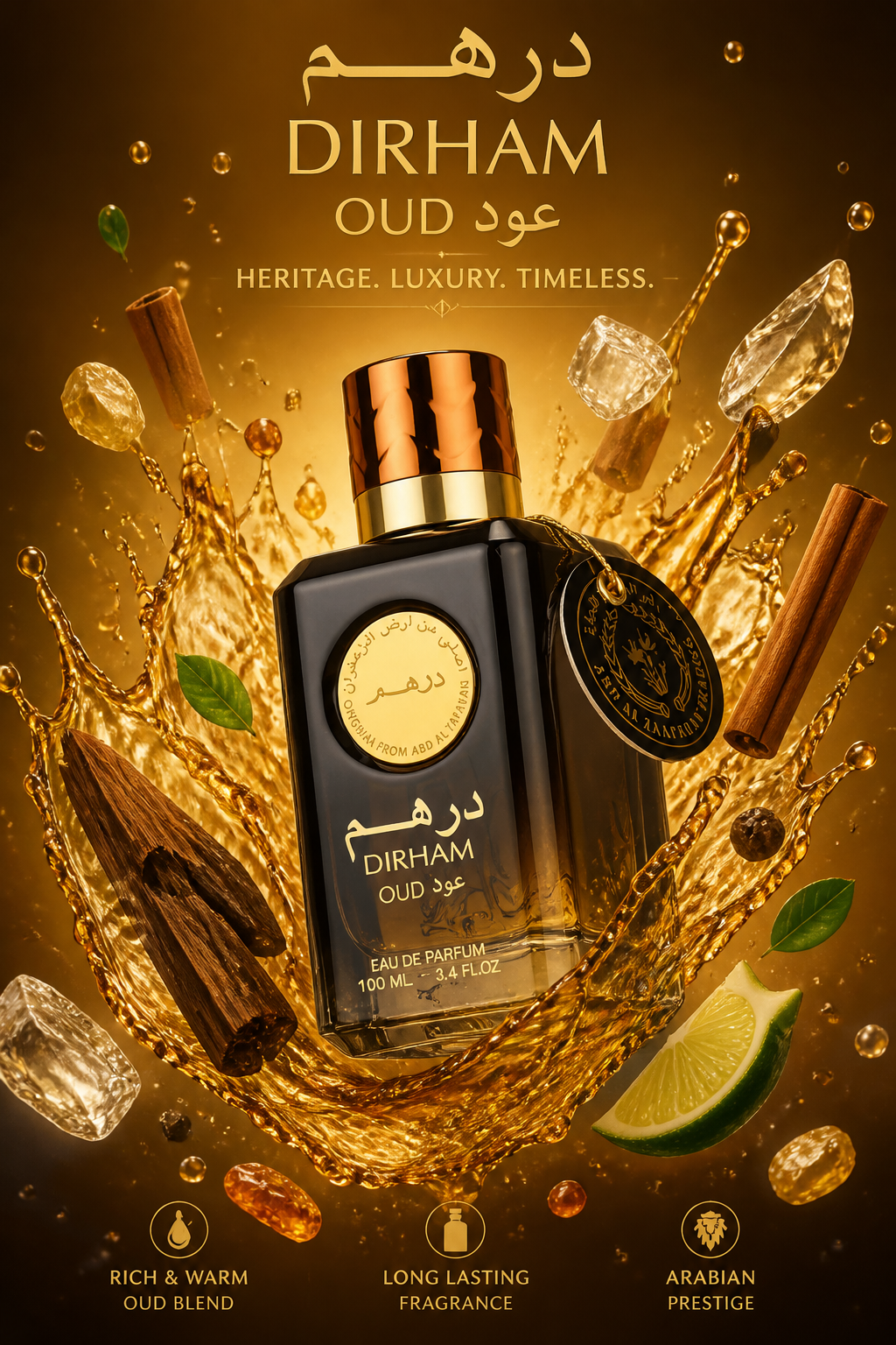 Ard Al Zaafaran Dirham Oud Eau de Parfum Unisex 100 ml
