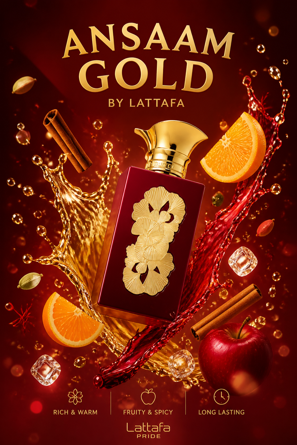 Lattafa Ansaam Gold Eau de Parfum pentru Femei 100 ml