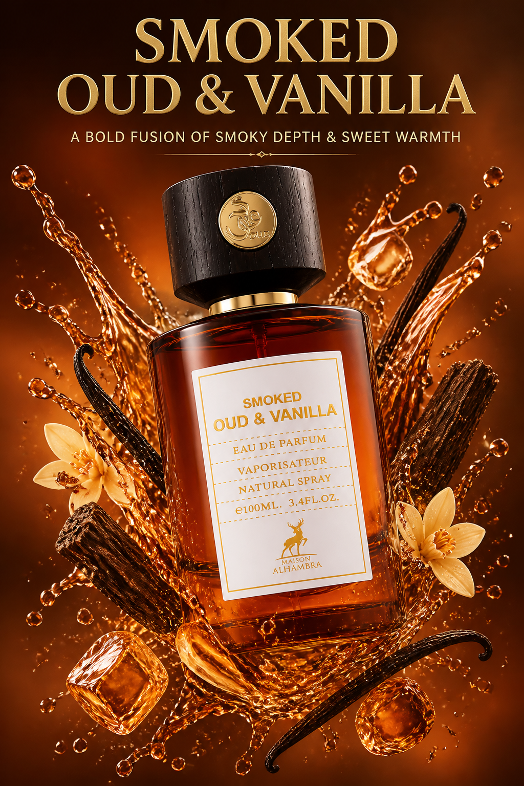 Maison Alhambra Smoked Oud & Vanilla Eau de Parfum Unisex 100 ml