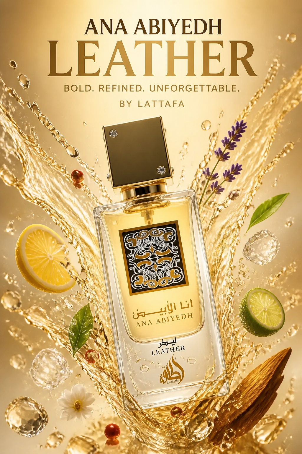 Lattafa Ana Abiyedh Leather Eau de Parfum Unisex 60 ml
