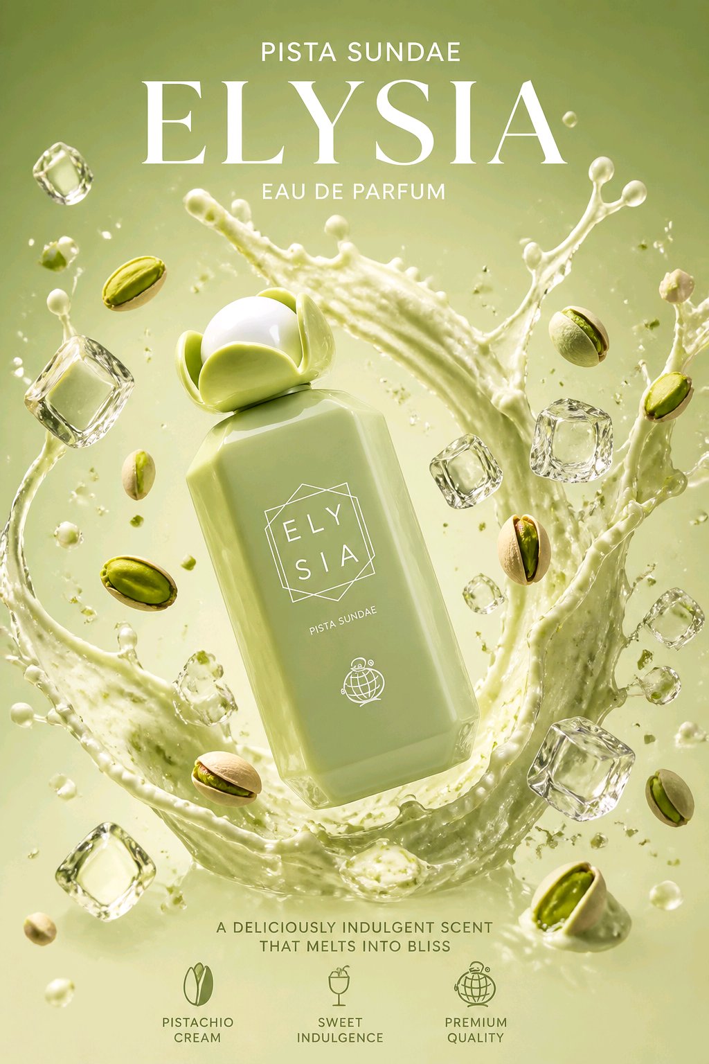 Fragrance World Elysia Pista Sundae Eau de Parfum pentru Femei 100 ml