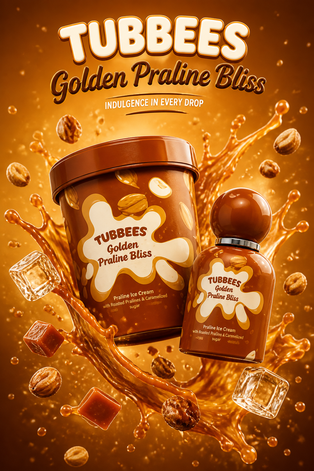 Tubbees Golden Praline Bliss Eau de Parfum Unisex 50 ml