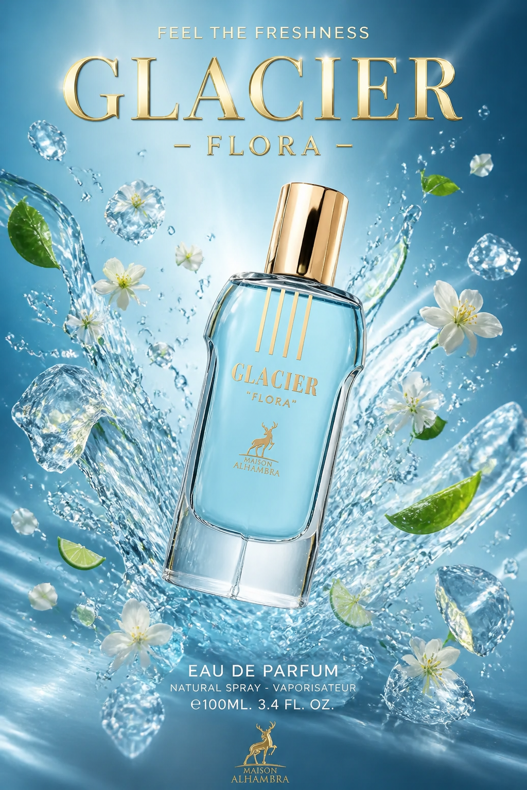 Maison Alhambra Glacier Flora Eau de Parfum Unisex 100 ml