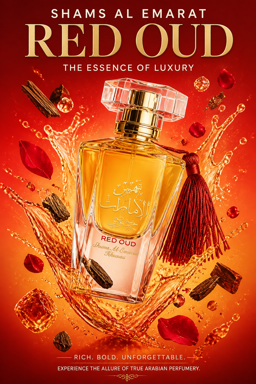Ard Al Zaafaran Shams Al Emarat Khususi Red Oud Eau de Parfum Unisex 100 ml