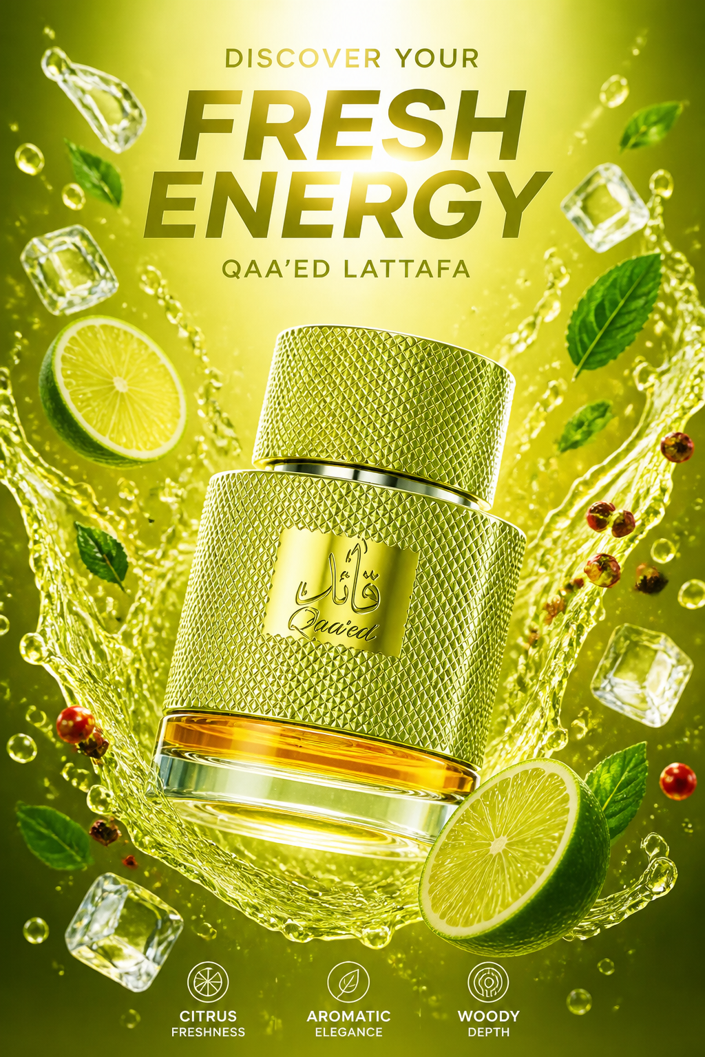 Lattafa Qaa'ed Eau de Parfum Unisex 100 ml