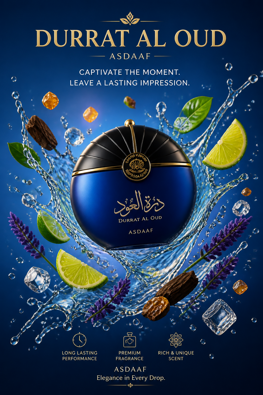 Lattafa Durrat Al Oud Eau de Parfum Unisex 100 ml