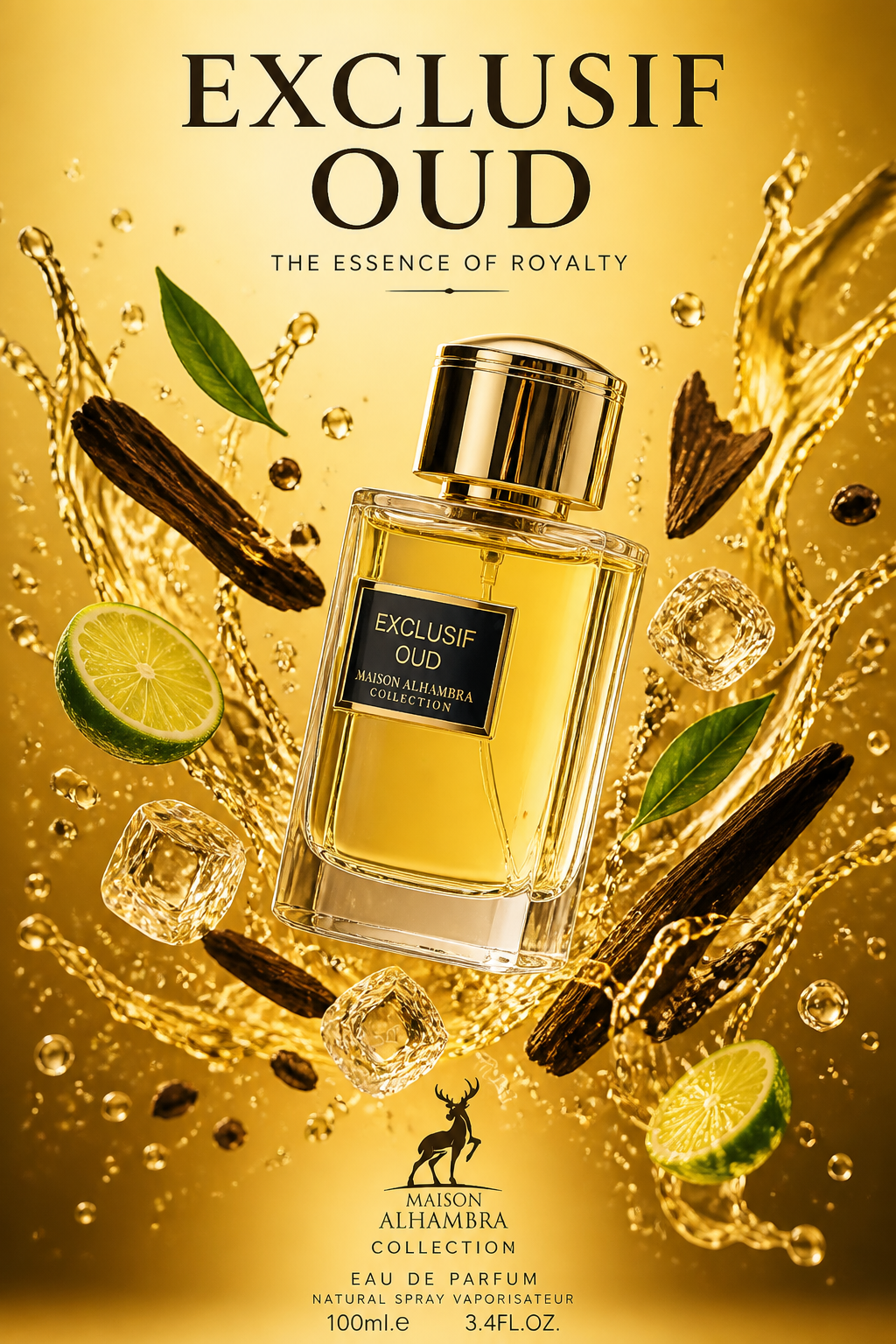 Maison Alhambra Exclusif Oud Eau de Parfum Unisex 100 ml