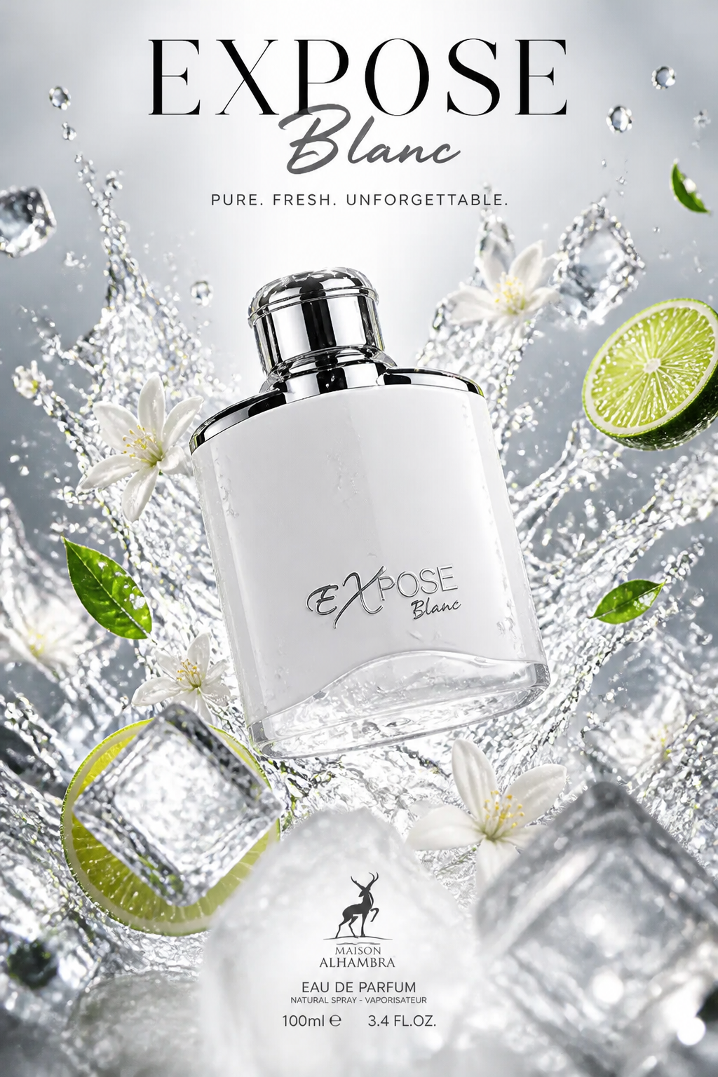 Maison Alhambra Exposé Blanc Eau de Parfum pentru Bărbați 100 ml