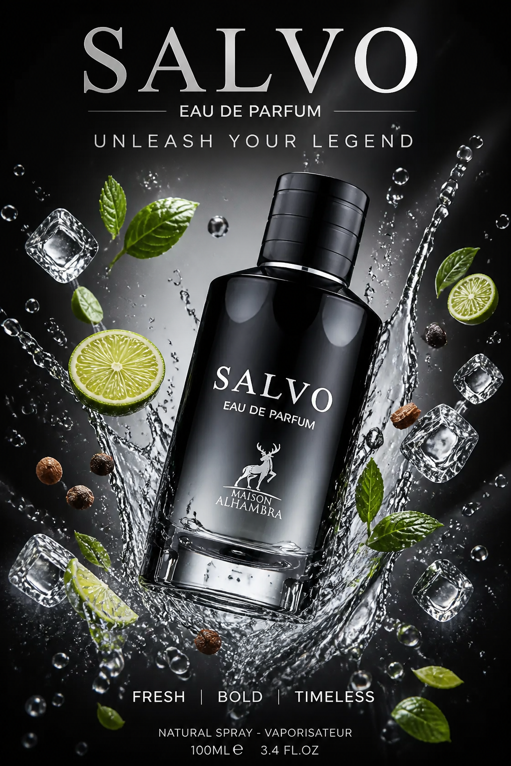 Maison Alhambra Salvo Eau de Parfum pentru Bărbați 100 ml