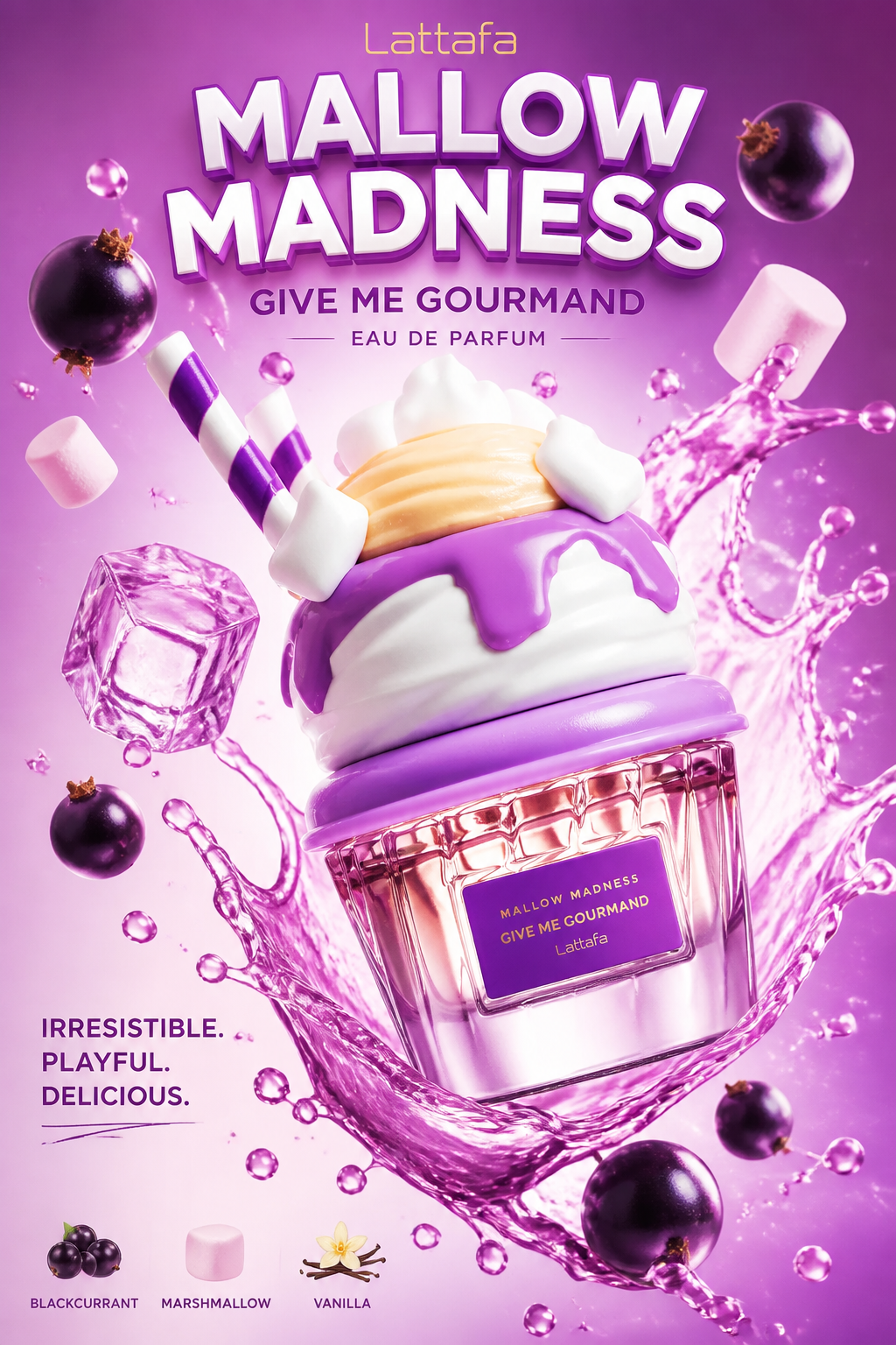 Lattafa Mallow Madness Give Me Gourmand Eau de Parfum Unisex 75 ml