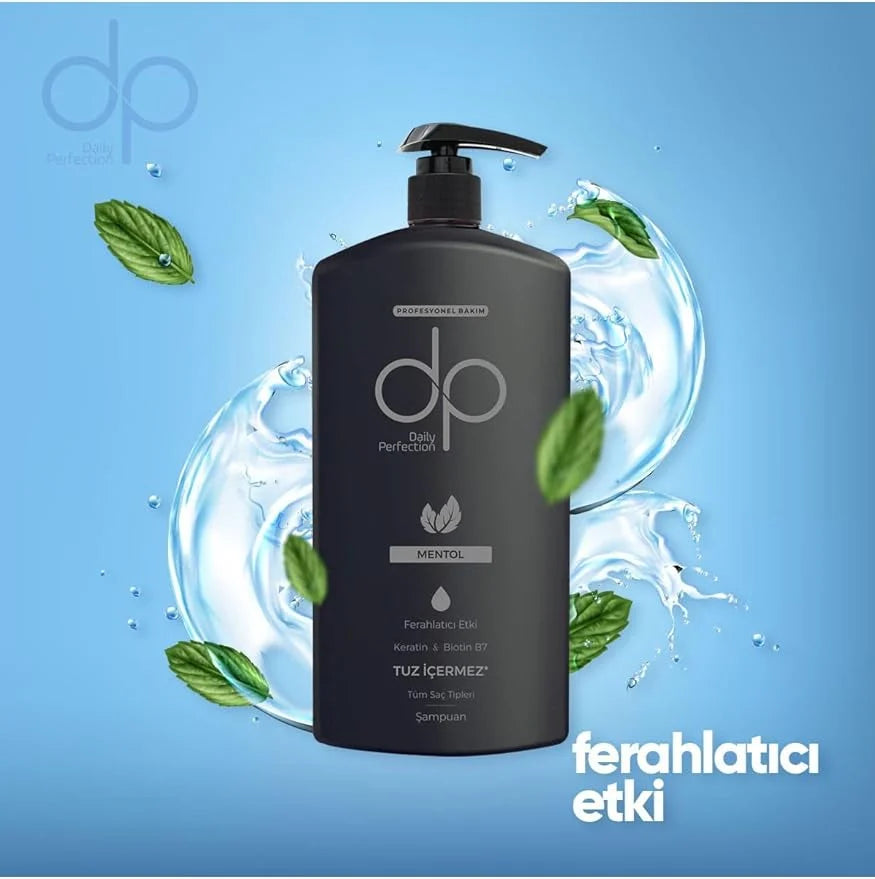 Sampon profesional pentru TOATE TIPURILE DE PAR DP Menthol 500ml