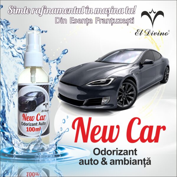 Odorizant auto concentrat 100 ml – New Car - DivinParfum