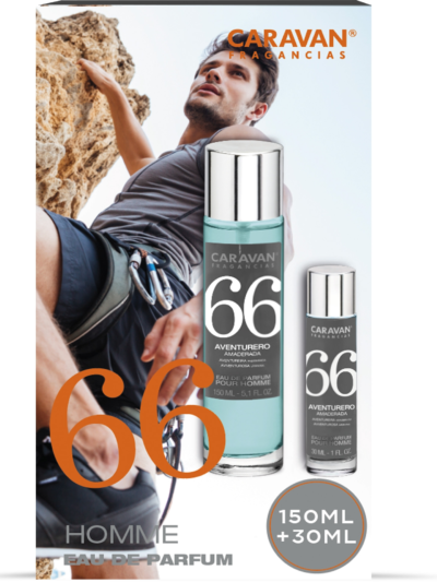 Set Parfum Caravan Nr.66 Aventurero Amaderada 150+30ml
